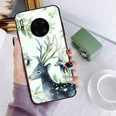 Coque Contour Silicone et Vitre Motif Fantaisie Miroir Etui Housse S02 pour Huawei Mate 30 Mixte