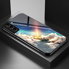 Coque Contour Silicone et Vitre Paillette Etoile Miroir Etui Housse A01 pour Samsung Galaxy S21 5G Mixte