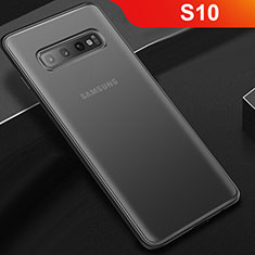 Coque Contour Silicone et Vitre Transparente Mat pour Samsung Galaxy S10 5G Noir