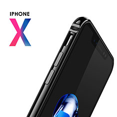 Coque Contour Silicone Gel B02 pour Apple iPhone Xs Noir