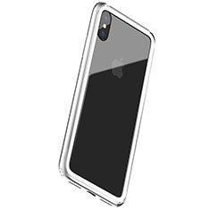 Coque Contour Silicone Gel pour Apple iPhone Xs Max Blanc