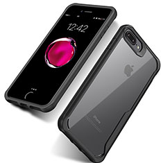 Coque Contour Silicone Transparente Gel pour Apple iPhone 7 Plus Noir