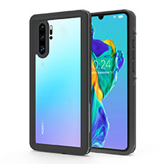 Coque Etanche Contour Silicone et Plastique Housse Etui Waterproof 360 Degres pour Huawei P30 Pro New Edition Noir