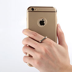 Coque Luxe Aluminum Metal et Support Bague Anneau pour Apple iPhone 6S Plus Or