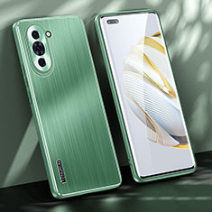 Coque Luxe Aluminum Metal Housse et Bumper Silicone Etui JL1 pour Huawei Nova 10 Pro Vert