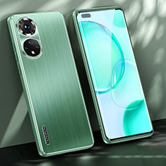 Coque Luxe Aluminum Metal Housse et Bumper Silicone Etui JL1 pour Huawei Nova 9 Pro Vert