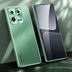 Coque Luxe Aluminum Metal Housse et Bumper Silicone Etui JL1 pour Xiaomi Mi 13 Pro 5G Vert