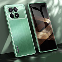 Coque Luxe Aluminum Metal Housse et Bumper Silicone Etui JL1 pour Xiaomi Redmi K70 5G Vert