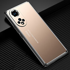 Coque Luxe Aluminum Metal Housse et Bumper Silicone Etui JL2 pour Huawei Honor 50 Pro 5G Or