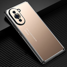 Coque Luxe Aluminum Metal Housse et Bumper Silicone Etui JL2 pour Huawei Nova 10 Pro Or