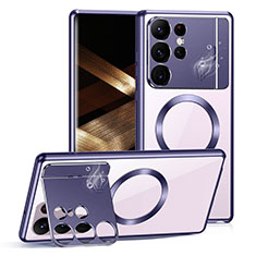 Coque Luxe Aluminum Metal Housse Etui 360 Degres LK1 pour Samsung Galaxy S24 Ultra 5G Violet