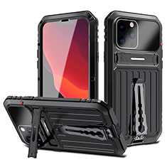 Coque Luxe Aluminum Metal Housse Etui 360 Degres LK3 pour Apple iPhone 13 Pro Max Noir