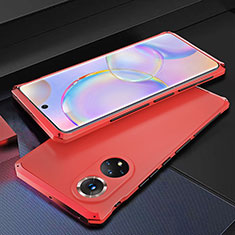 Coque Luxe Aluminum Metal Housse Etui 360 Degres pour Huawei Honor 50 5G Rouge