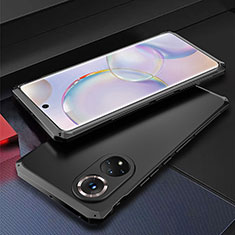 Coque Luxe Aluminum Metal Housse Etui 360 Degres pour Huawei Nova 9 Noir