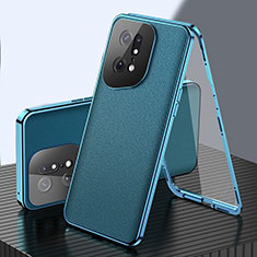 Coque Luxe Aluminum Metal Housse Etui 360 Degres pour Oppo Find X5 Pro 5G Vert