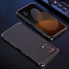 Coque Luxe Aluminum Metal Housse Etui 360 Degres pour Oppo Reno5 5G Noir