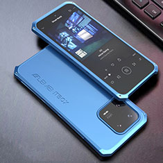 Coque Luxe Aluminum Metal Housse Etui 360 Degres pour Xiaomi Mi 13 5G Bleu
