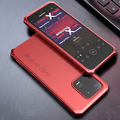 Coque Luxe Aluminum Metal Housse Etui 360 Degres pour Xiaomi Mi 13 5G Rouge
