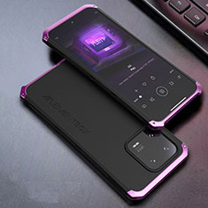 Coque Luxe Aluminum Metal Housse Etui 360 Degres pour Xiaomi Mi 13 Pro 5G Violet