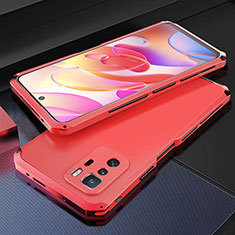 Coque Luxe Aluminum Metal Housse Etui 360 Degres pour Xiaomi Poco X3 GT 5G Rouge