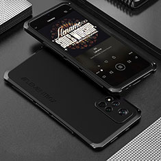 Coque Luxe Aluminum Metal Housse Etui 360 Degres pour Xiaomi Poco X4 NFC Noir