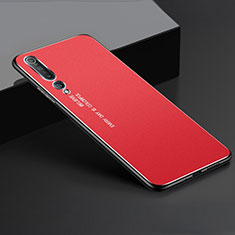 Coque Luxe Aluminum Metal Housse Etui M01 pour Xiaomi Mi 10 Rouge