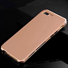 Coque Luxe Aluminum Metal Housse Etui pour Apple iPhone 7 Plus Or