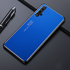 Coque Luxe Aluminum Metal Housse Etui pour Huawei Nova 5 Bleu