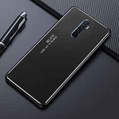 Coque Luxe Aluminum Metal Housse Etui pour Oppo Reno Ace Noir