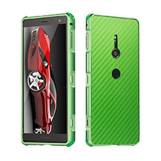 Coque Luxe Aluminum Metal Housse Etui pour Sony Xperia XZ3 Vert