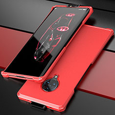 Coque Luxe Aluminum Metal Housse Etui pour Vivo Nex 3 5G Rouge