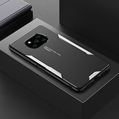 Coque Luxe Aluminum Metal Housse Etui pour Xiaomi Poco X3 Pro Argent