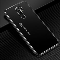 Coque Luxe Aluminum Metal Housse Etui pour Xiaomi Redmi 9 Noir