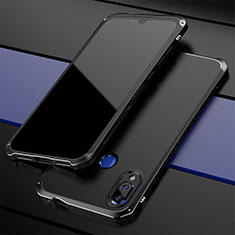 Coque Luxe Aluminum Metal Housse Etui pour Xiaomi Redmi Note 7 Noir