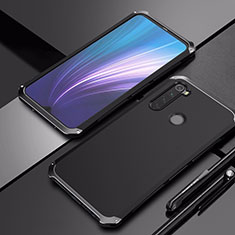 Coque Luxe Aluminum Metal Housse Etui pour Xiaomi Redmi Note 8T Noir