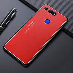 Coque Luxe Aluminum Metal Housse Etui T01 pour Huawei Honor V20 Rouge