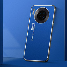 Coque Luxe Aluminum Metal Housse Etui T01 pour Huawei Mate 30E Pro 5G Bleu