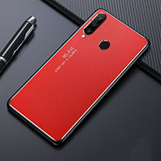 Coque Luxe Aluminum Metal Housse Etui T01 pour Huawei Nova 4e Rouge