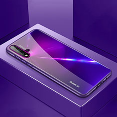 Coque Luxe Aluminum Metal Housse Etui T01 pour Huawei Nova 5 Pro Violet