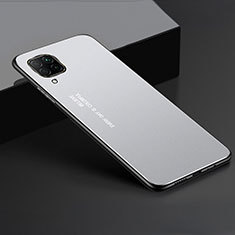 Coque Luxe Aluminum Metal Housse Etui T01 pour Huawei Nova 6 SE Argent