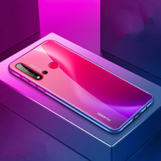 Coque Luxe Aluminum Metal Housse Etui T01 pour Huawei P20 Lite (2019) Violet