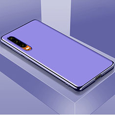 Coque Luxe Aluminum Metal Housse Etui T02 pour Huawei P30 Violet