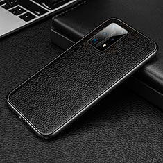 Coque Luxe Aluminum Metal Housse Etui T02 pour Huawei P40 Pro+ Plus Noir