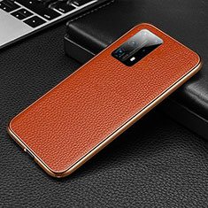 Coque Luxe Aluminum Metal Housse Etui T02 pour Huawei P40 Pro+ Plus Orange