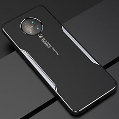 Coque Luxe Aluminum Metal Housse Etui T02 pour Xiaomi Poco F2 Pro Argent