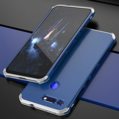 Coque Luxe Aluminum Metal Housse Etui T03 pour Huawei Honor View 20 Bleu