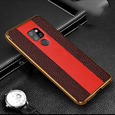 Coque Luxe Aluminum Metal Housse Etui T03 pour Huawei Mate 20 X 5G Marron