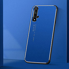 Coque Luxe Aluminum Metal Housse Etui T04 pour Huawei Honor 20 Bleu