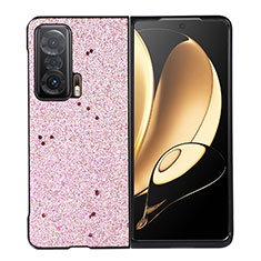 Coque Luxe Cuir et Plastique Housse Etui Mat B03H pour Huawei Honor Magic V 5G Or Rose