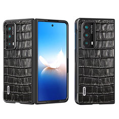 Coque Luxe Cuir et Plastique Housse Etui Mat B05H pour Huawei Honor Magic Vs2 5G Noir